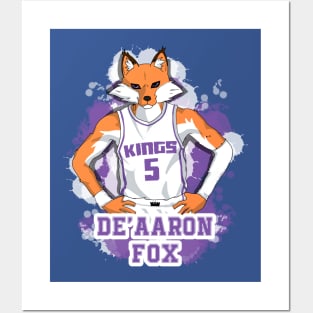 De' Aaron fox Posters and Art